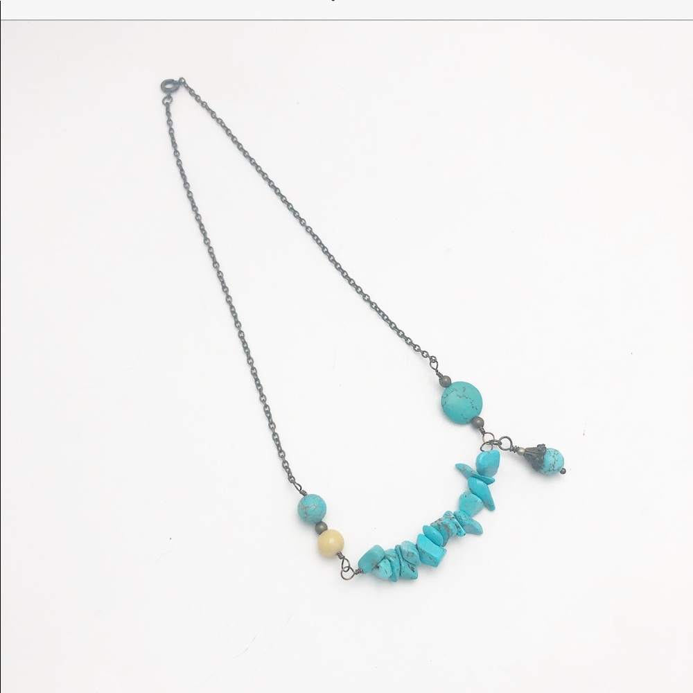 ARTISAN TURQUOISE GEMSTONE NECKLACE